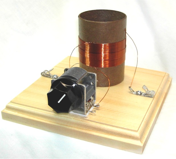 Crystal set radio wavetrap kit