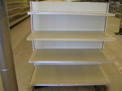 Gondola store shelving - over 500 linear feet