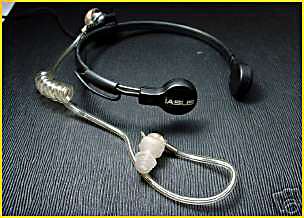 Iasus NT2 throat mic & earpiece garmin cobra 1 pin plug