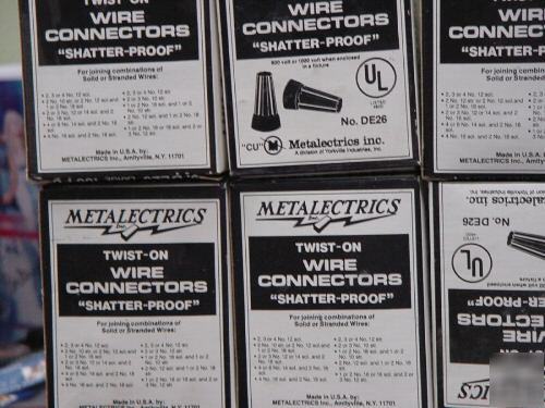 Lot 1300 wirenuts wire nuts electrical connectors 