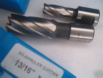 Lot 5 magnetic drill M2 annular cutters hss 3/4 shank
