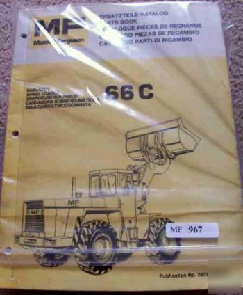 Massey ferguson 66C 66 c wheel loader parts catalog