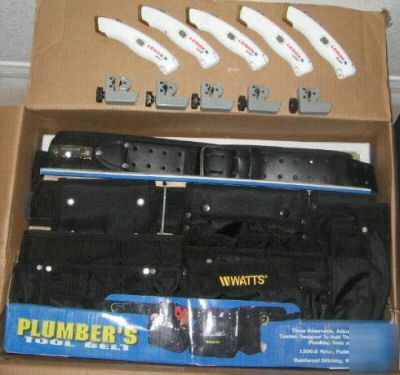 New 5 watts plumber electrician tool belts 10 new tools