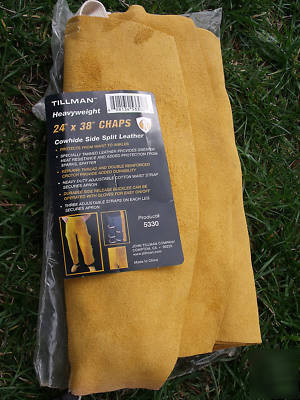 New * * tillman 5330 heavyweight leather chaps/leathers