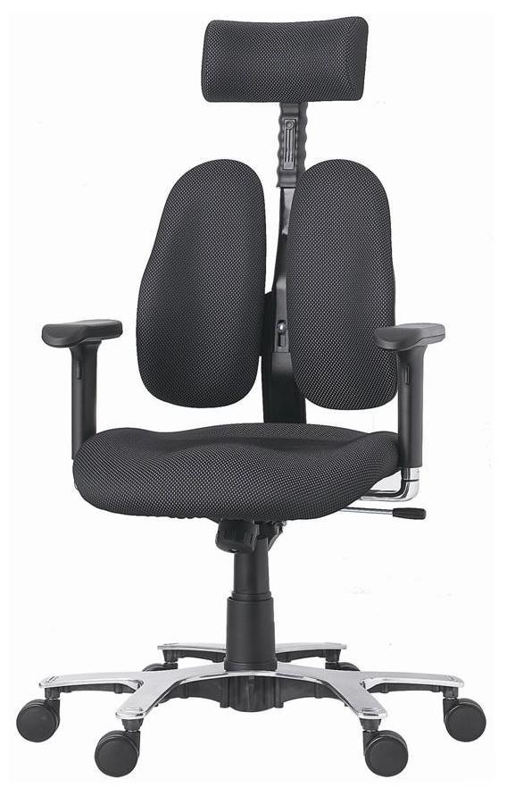 Office chair fully loaded ergonomic headrest duoback