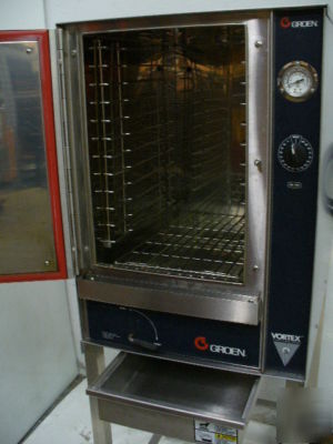 Used groen electric steamer vrc-6E vortex 2003 model 