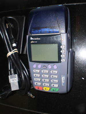 Verifone omni 3750 (dial-up) credit card terminal 4 mb