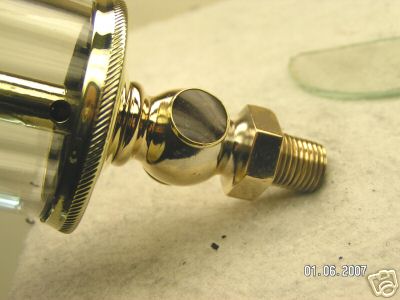 Vintage brass nathan mfg.co. steam engine 2 sight oiler