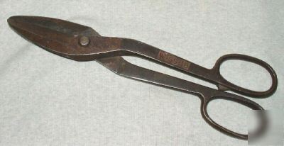 Vintage wiss-18 tin snips--13 1/2