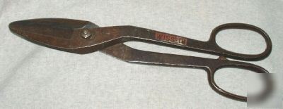 Vintage wiss-18 tin snips--13 1/2