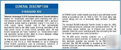 Automatic transfer switch ats generator utility 1200A3P