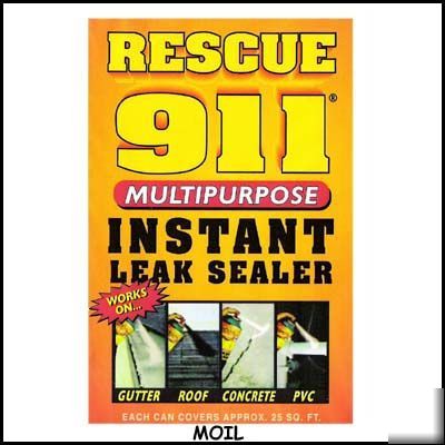 Case of 12 - rescue 911 instant leak sealer - white