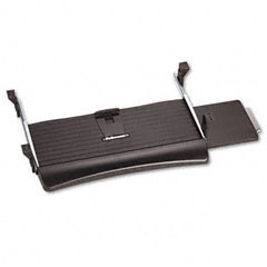 Fellowes underdesk keyboard drawer with retractable mo