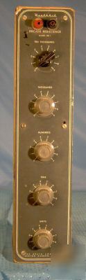 Heathkit decade resistance resistor box