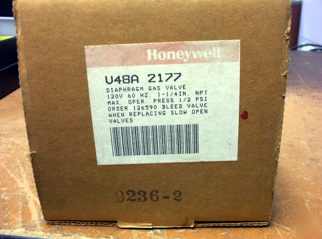 Honeywell V48A 2177 diaphragm gas valve