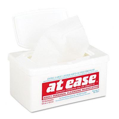 Hospital specialty HS3821 - disposable washcloth w/aloe