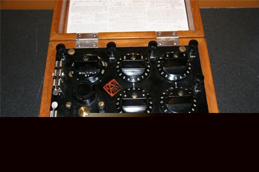 Leeds & northrup resistance bridge test set 5300