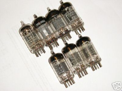 Valves/tubes mullard M8137 military versions of ECC83