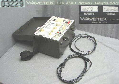 Wavetek 450D network analysis meter