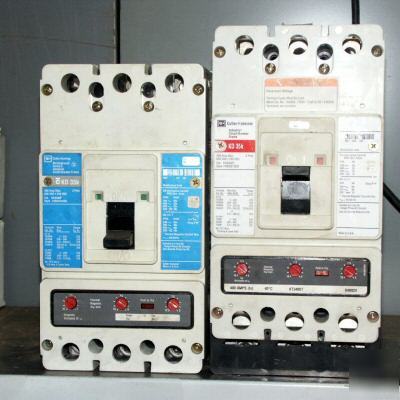 Westinghouse circuit breaker 400 amp KD3400F series c