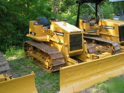 1989 mitsubishi BD2G dozer bulldozer 6 way blade nice