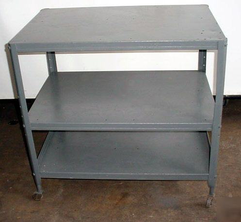 (3) shelf mobile shop/tool cart/storage tray/stand/rack