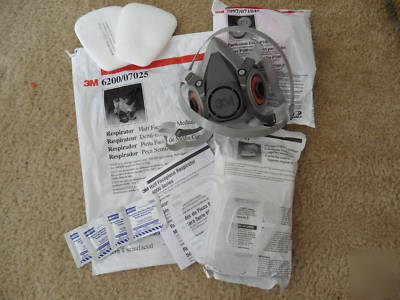 3M respirator 6300/07026/6001/2097/07184/0086 complete*