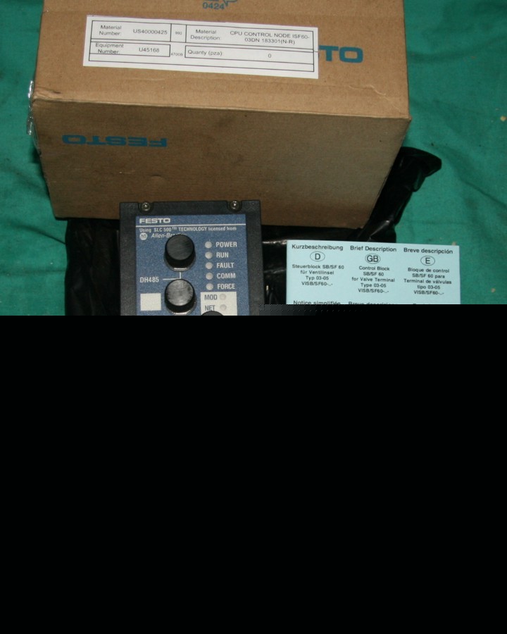 Festo allen bradley ISF60 plc SF60 SLC500 control block