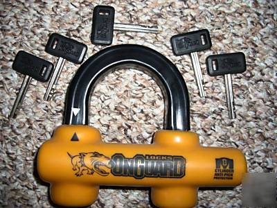 High security padlock disc lock 4 motorcycle bike gate