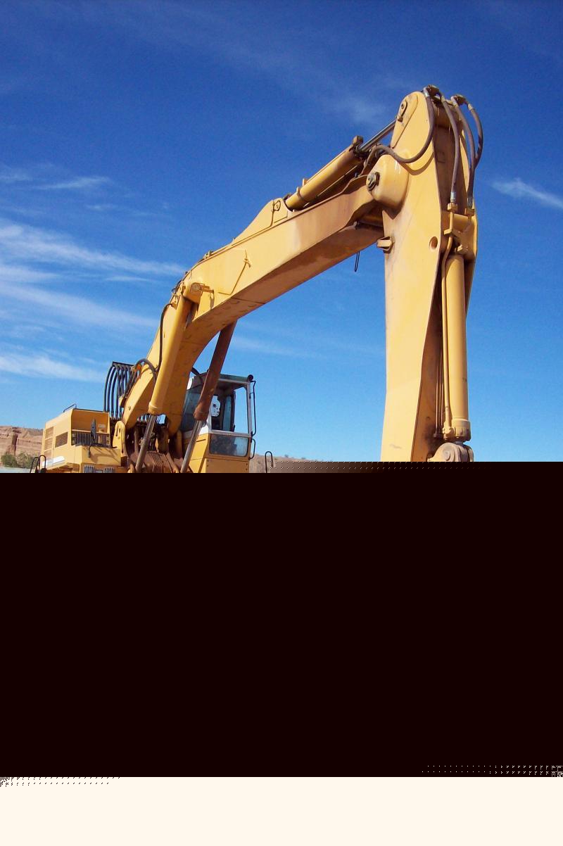 Liebherr 974 bigtrackhoe rock excavator 7 yard bucket