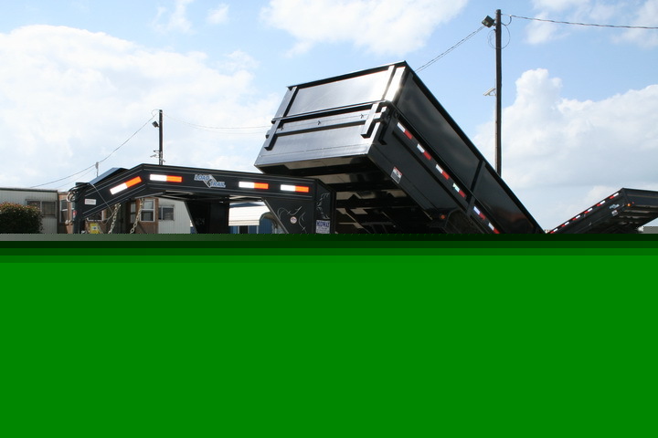 New 14' hydraulic dump debris disaster relief trailer