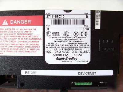 New allen bradley panelview 2711-B6C10 b 2711B6C10