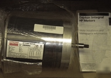 New dayton jet pump motor 3N090 1 1/2HP 3N090BA 