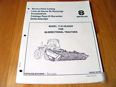 New holland 1116 header manual ford 9030 276 versatile