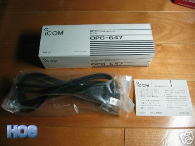 New icom opc-647 ic-208 ic-2200H ic-2720H ic-V8000 id-1