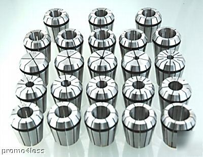 Precision ER40 series spring collets 1/8-1.0 23PC set