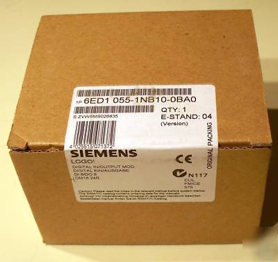 Siemens plc 6ED1055-1NB10-0BA0 logo DM16 24R DI8/DO8
