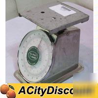Used commercial kitchen dial portion food 20 lb scale