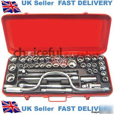 New brand 42 piece Â½â€ drive socket set