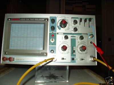 Oscilloscope..eico 482 (2) ch calibrated/operational