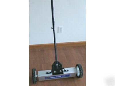 Rolling sweeper magnet 4 piece set clean roofing nailer
